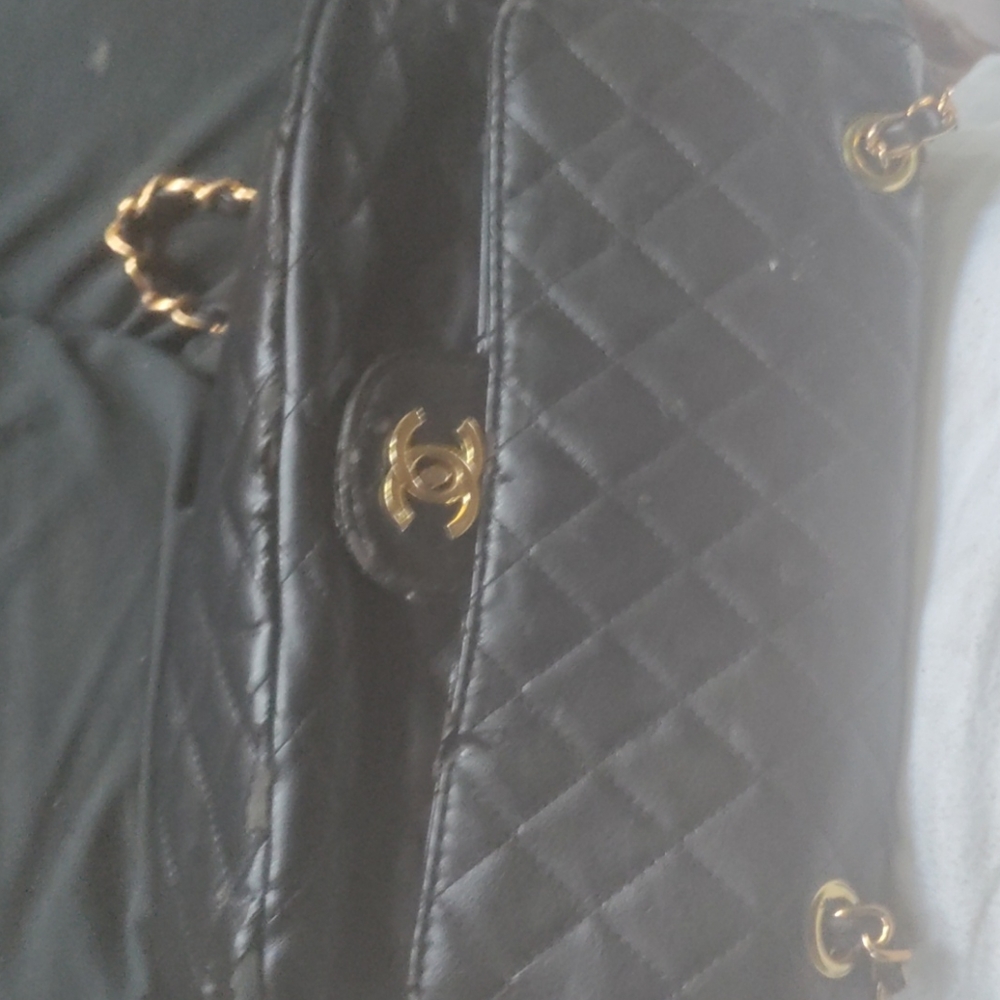 Channel Chanel Vintage Lambskin Jumbo XL Classic